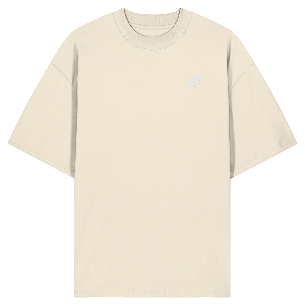 WTF - "Wear The Fair" Print mit besticktem Emblem - Organic Oversize Shirt