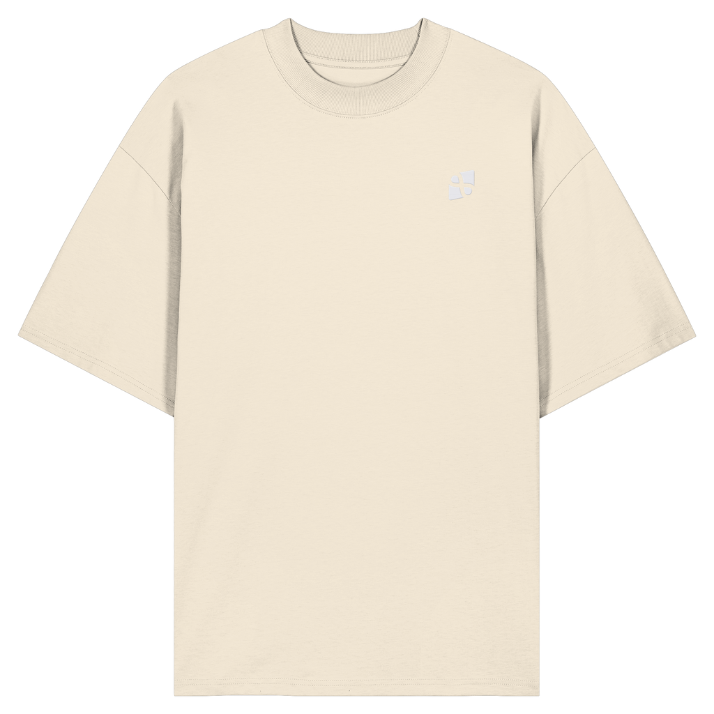 Tannenhäher mit Zirbelnuss + Emblem Stick - Organic Oversize Shirt