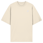 Tannenhäher mit Zirbelnuss + Emblem Stick - Organic Oversize Shirt