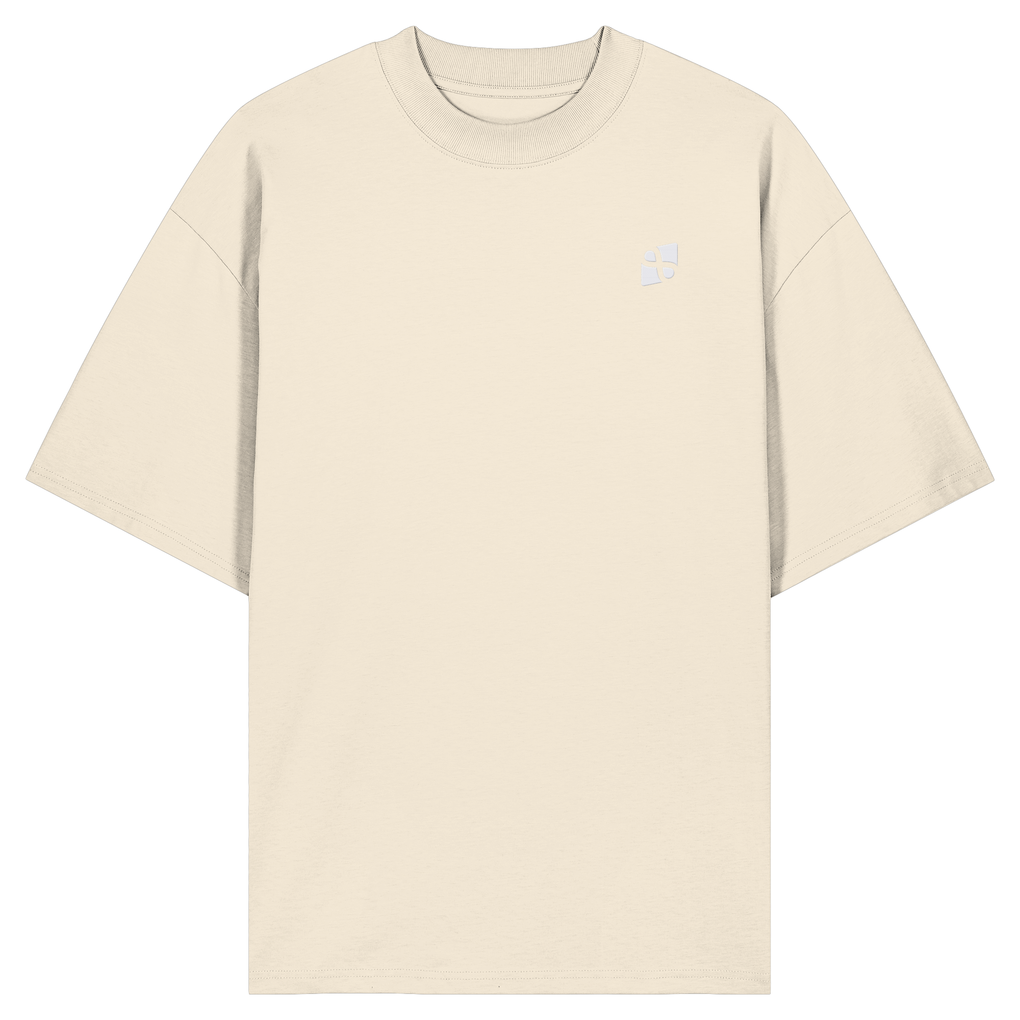 Tannenhäher mit Zirbelnuss + Emblem Stick - Organic Oversize Shirt