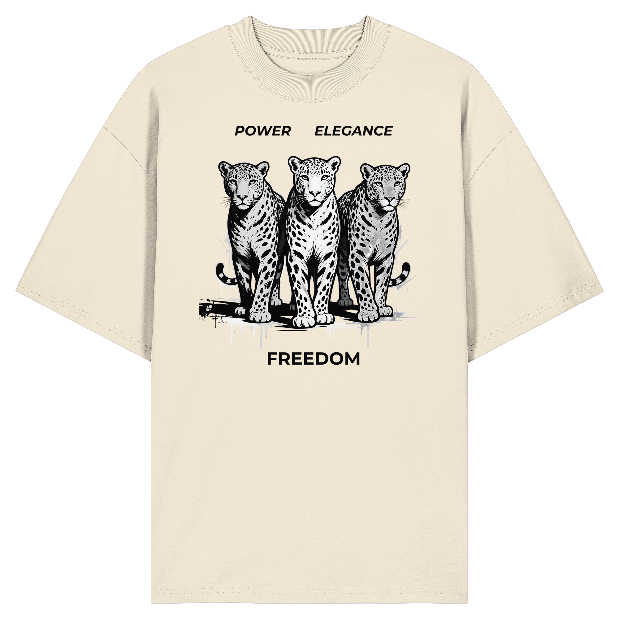 PER Leoparden - Organic Oversize Shirt