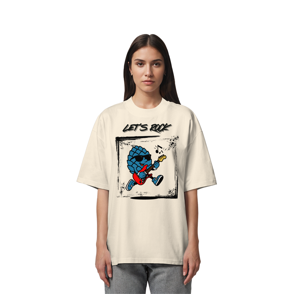 Lets Rock Zirbi - Organic Oversize Shirt