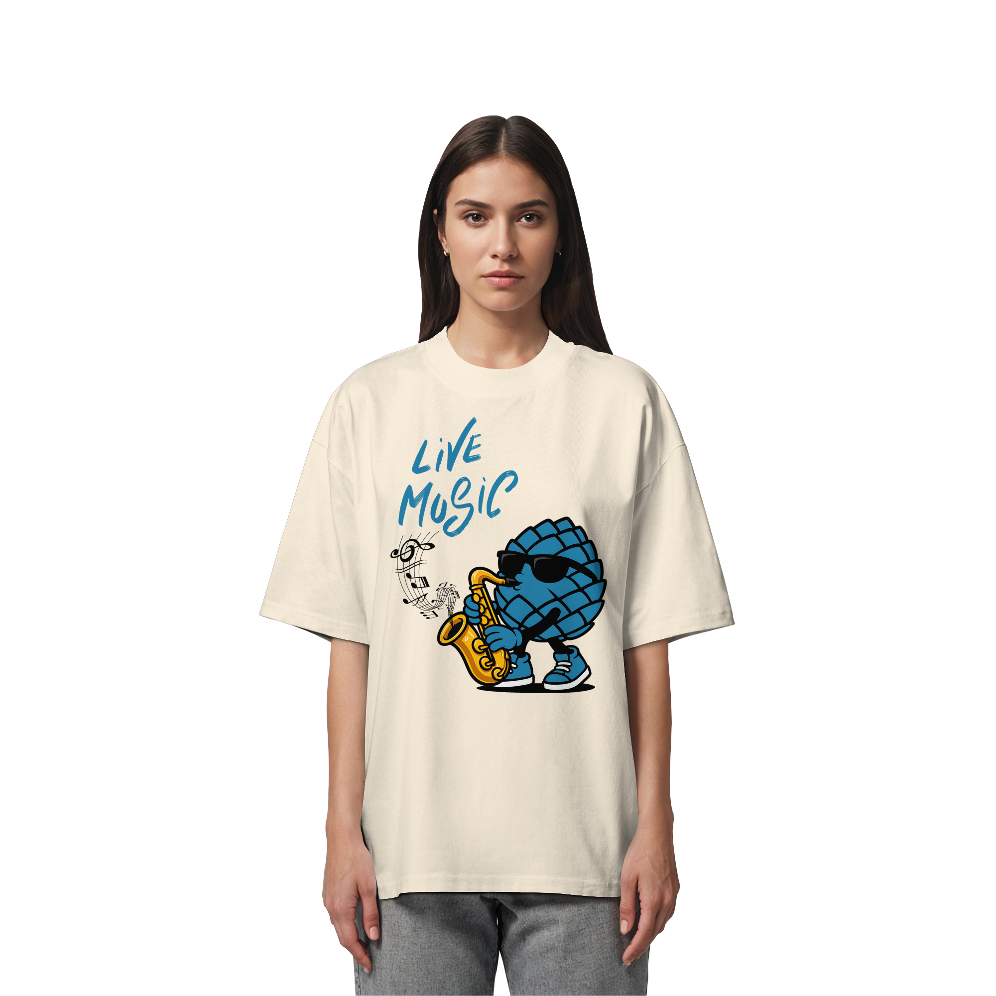 Jazz Zirbi - Organic Oversize Shirt