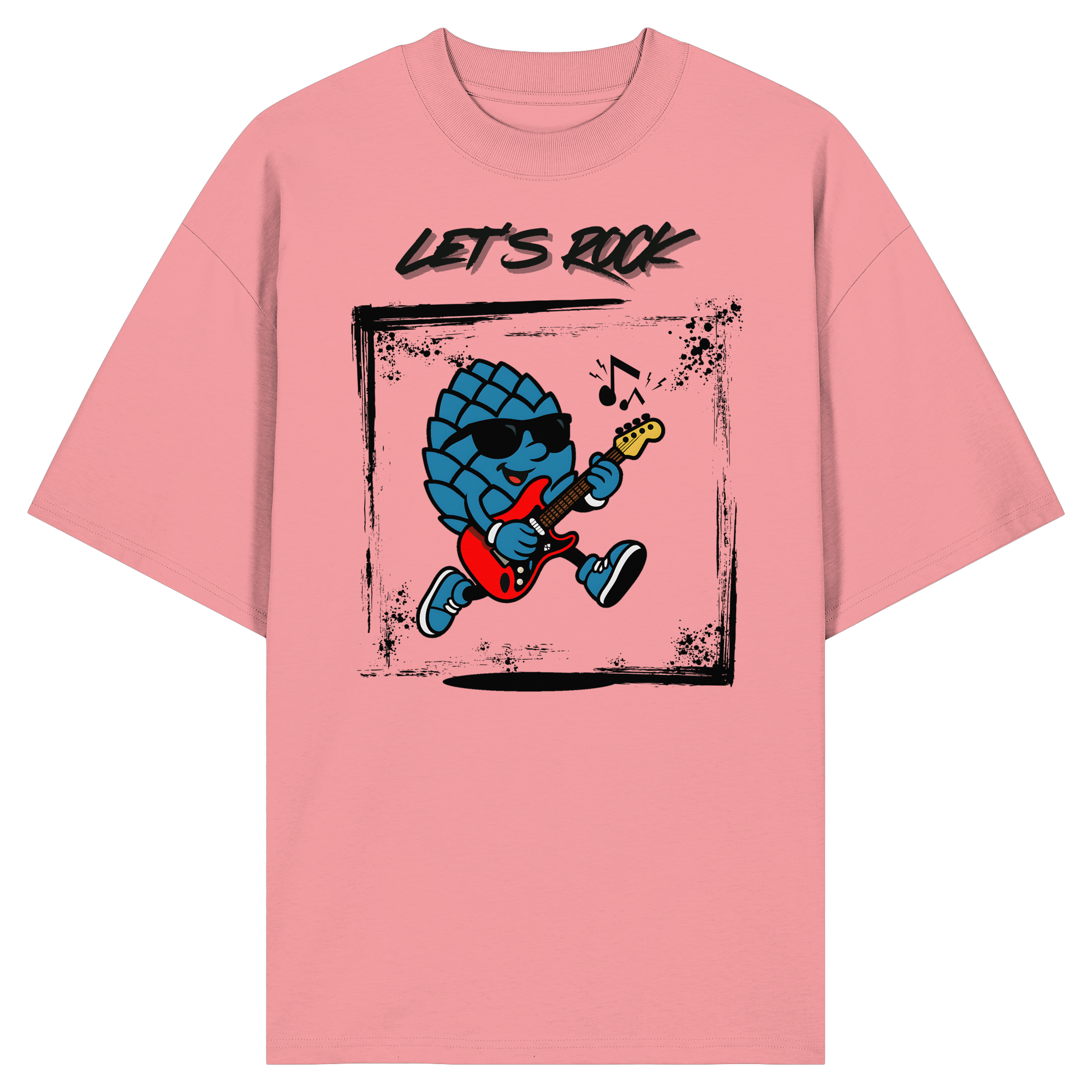 Lets Rock Zirbi - Organic Oversize Shirt