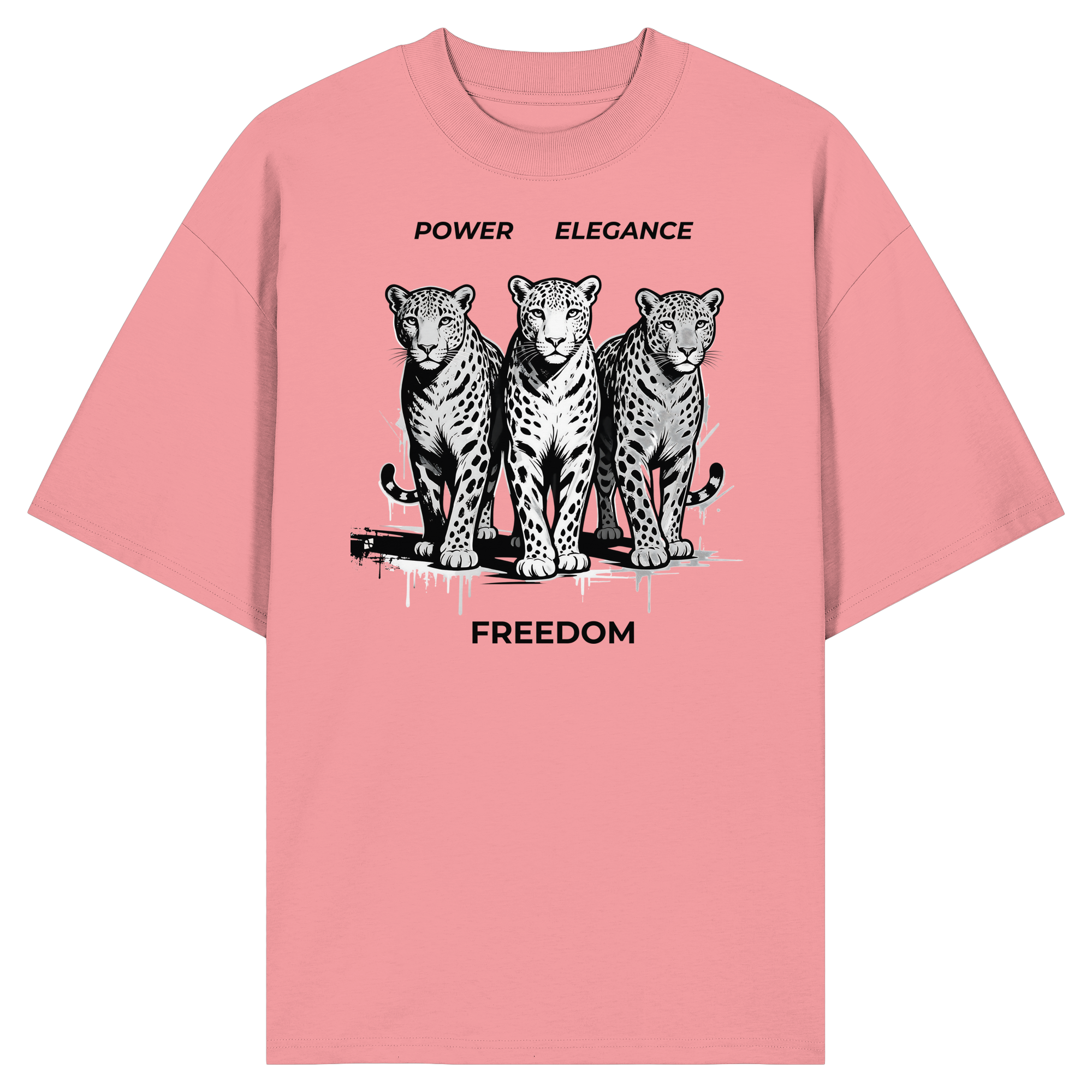 PER Leoparden - Organic Oversize Shirt