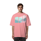 Pastell Mountain - Organic Oversize Shirt