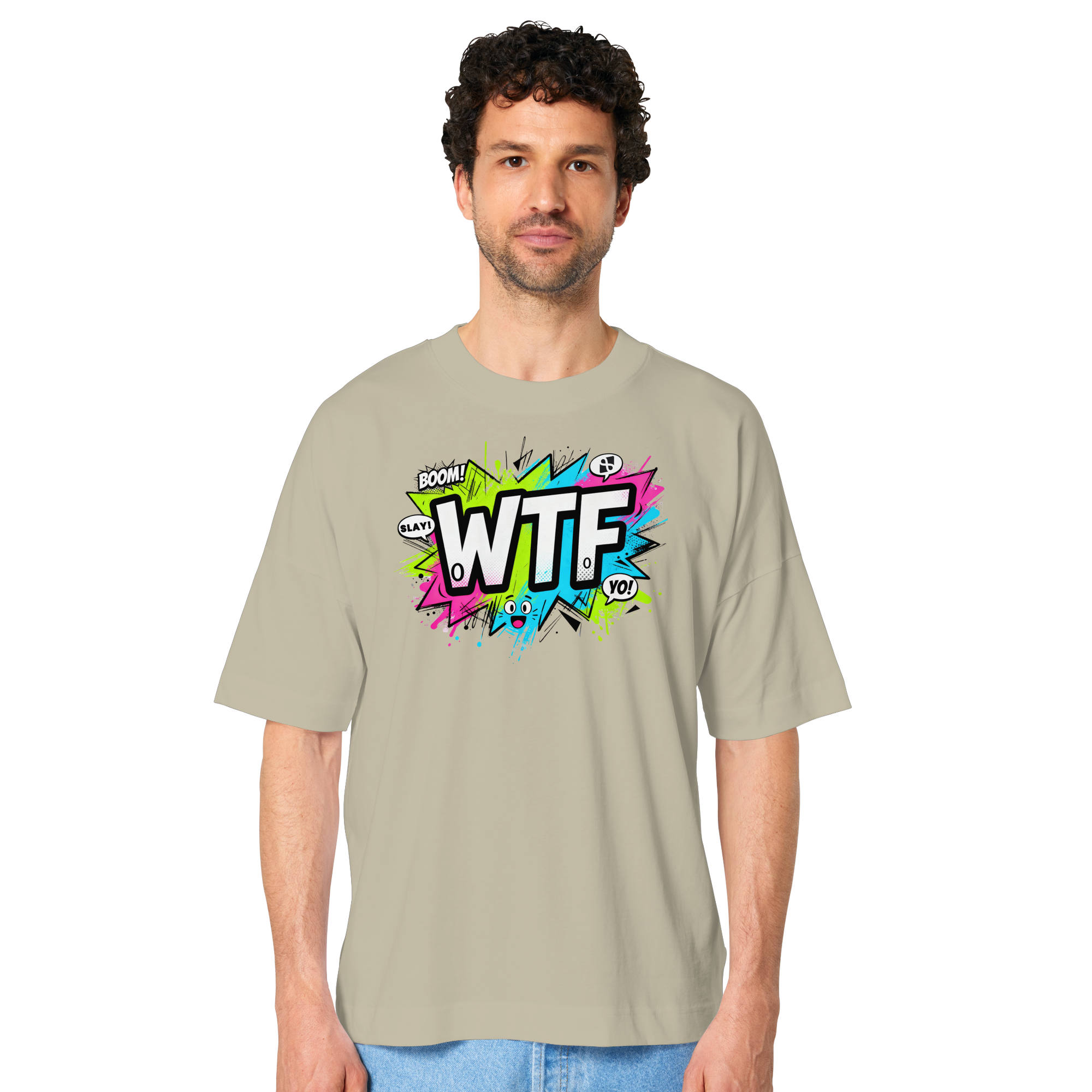 WTF - "Wear The Fair" - Organic Oversize Shirt