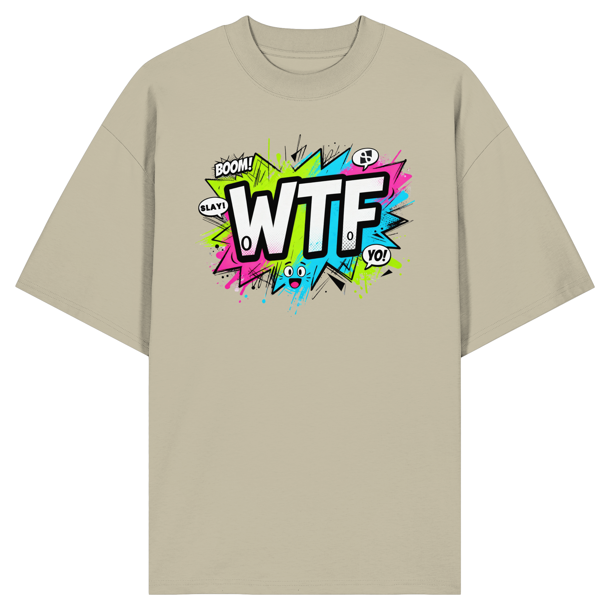 WTF - "Wear The Fair" - Organic Oversize Shirt