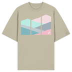 Pastell Mountain - Organic Oversize Shirt