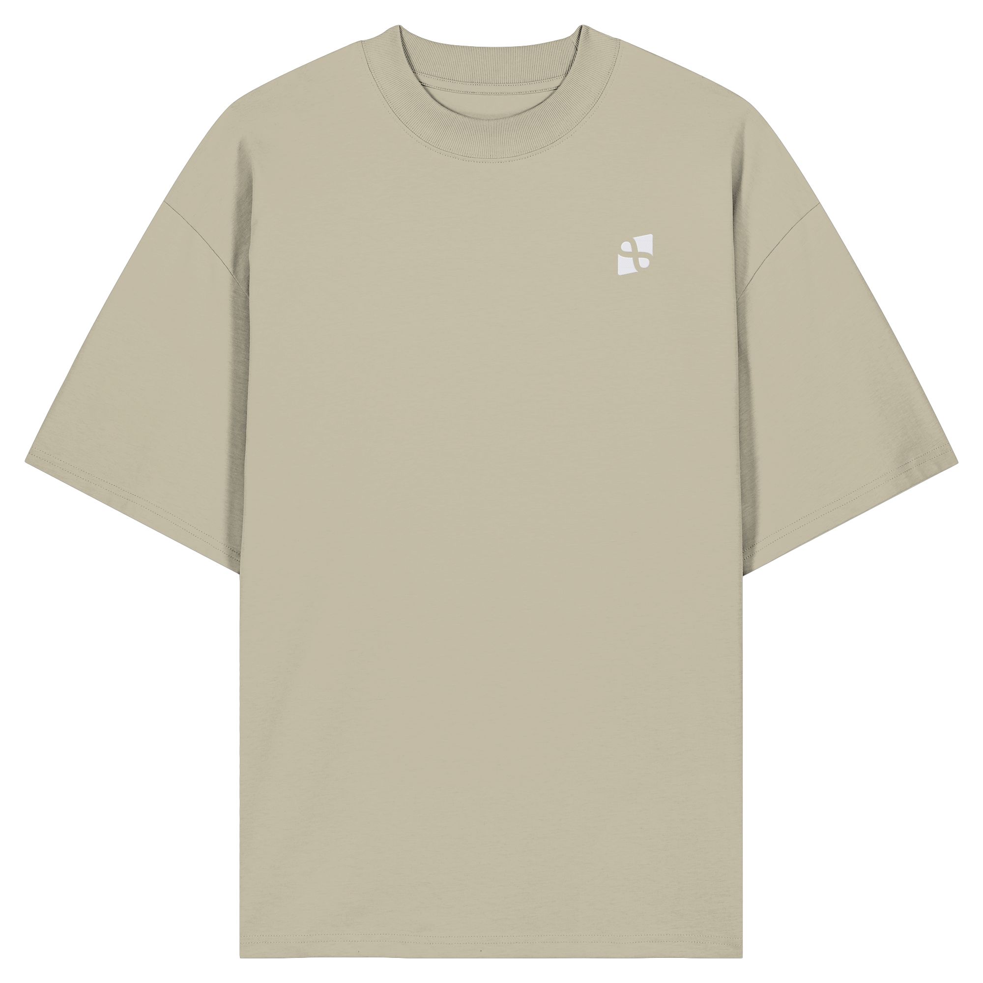 Tannenhäher mit Zirbelnuss + Emblem Stick - Organic Oversize Shirt