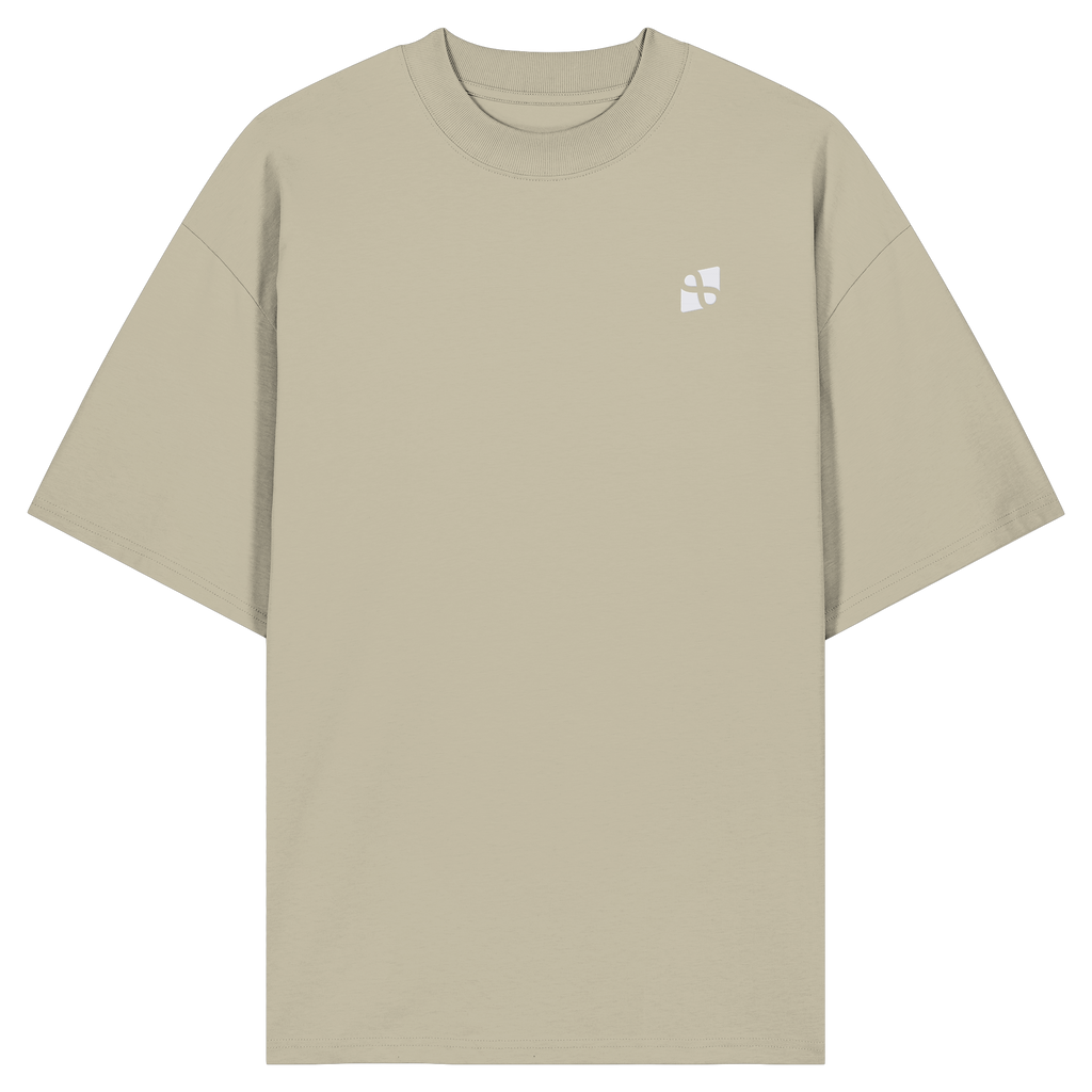 WTF - "Wear The Fair" Print mit besticktem Emblem - Organic Oversize Shirt
