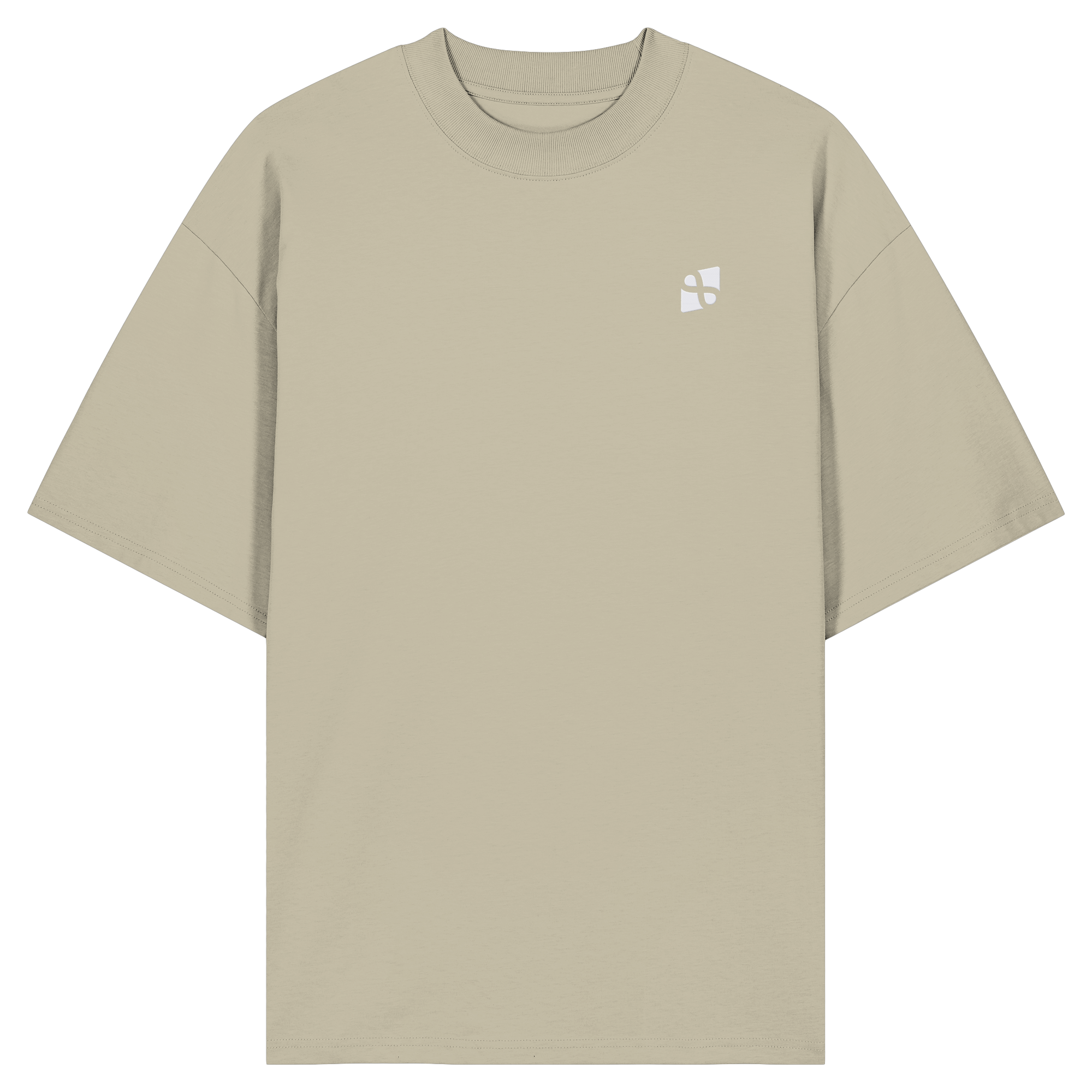 WTF - "Wear The Fair" Print mit besticktem Emblem - Organic Oversize Shirt