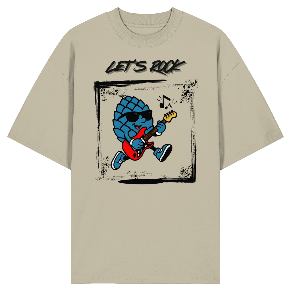 Lets Rock Zirbi - Organic Oversize Shirt