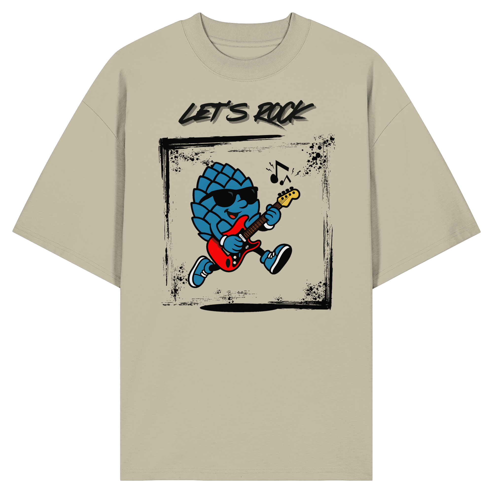 Lets Rock Zirbi - Organic Oversize Shirt