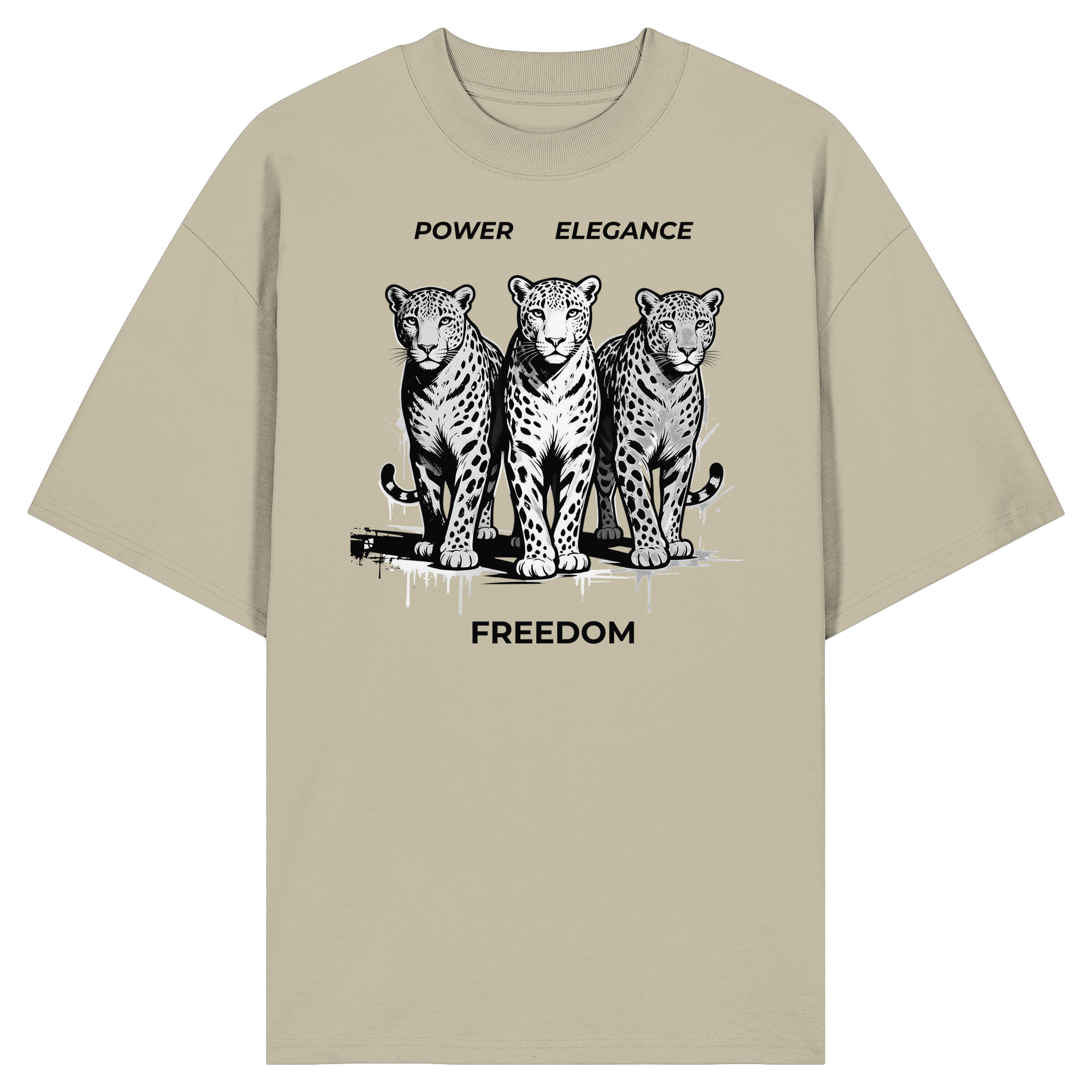 PER Leoparden - Organic Oversize Shirt