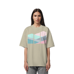 Pastell Mountain - Organic Oversize Shirt
