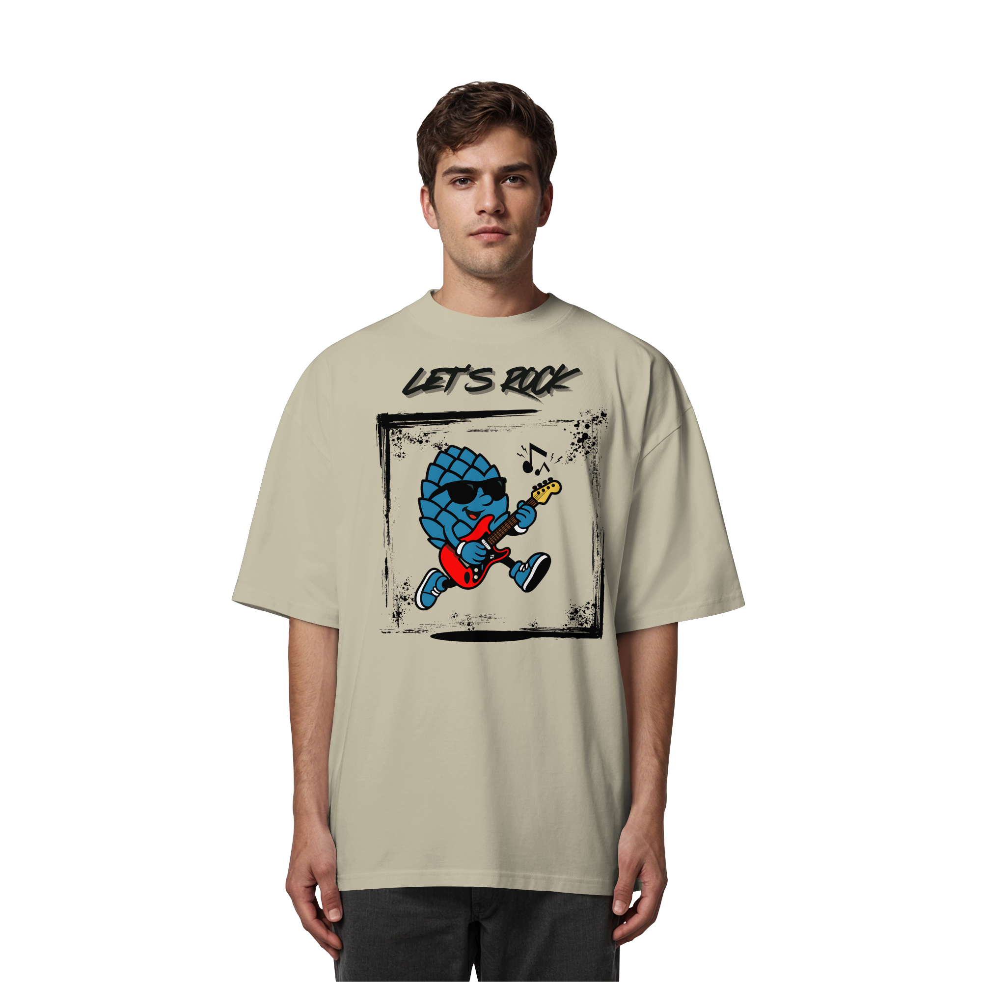 Lets Rock Zirbi - Organic Oversize Shirt