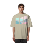 Pastell Mountain - Organic Oversize Shirt