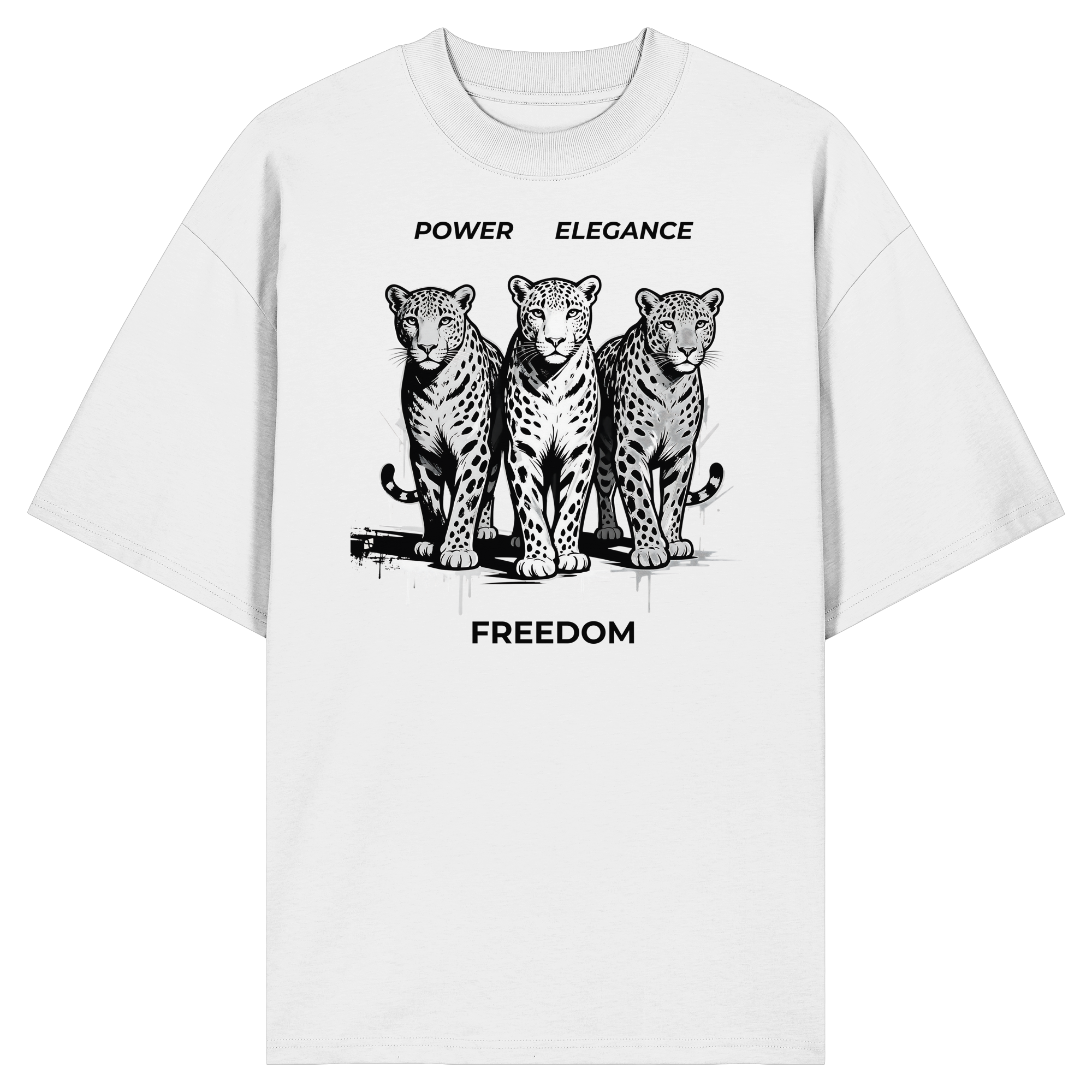 PER Leoparden - Organic Oversize Shirt