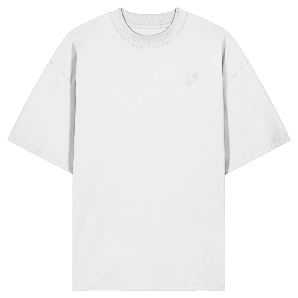 WTF - "Wear The Fair" Print mit besticktem Emblem - Organic Oversize Shirt