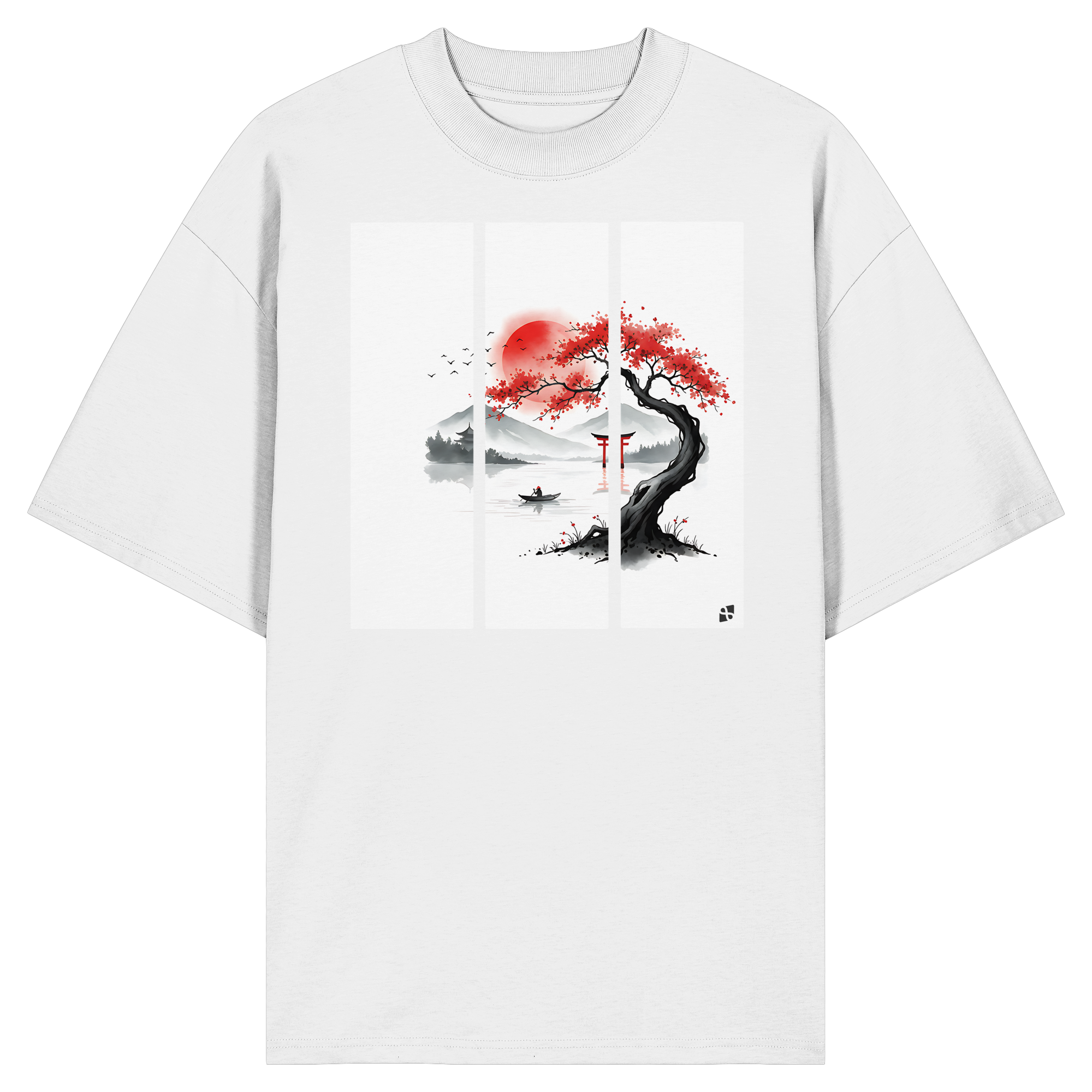 Kirschblüten Vibes - Organic Oversize Shirt