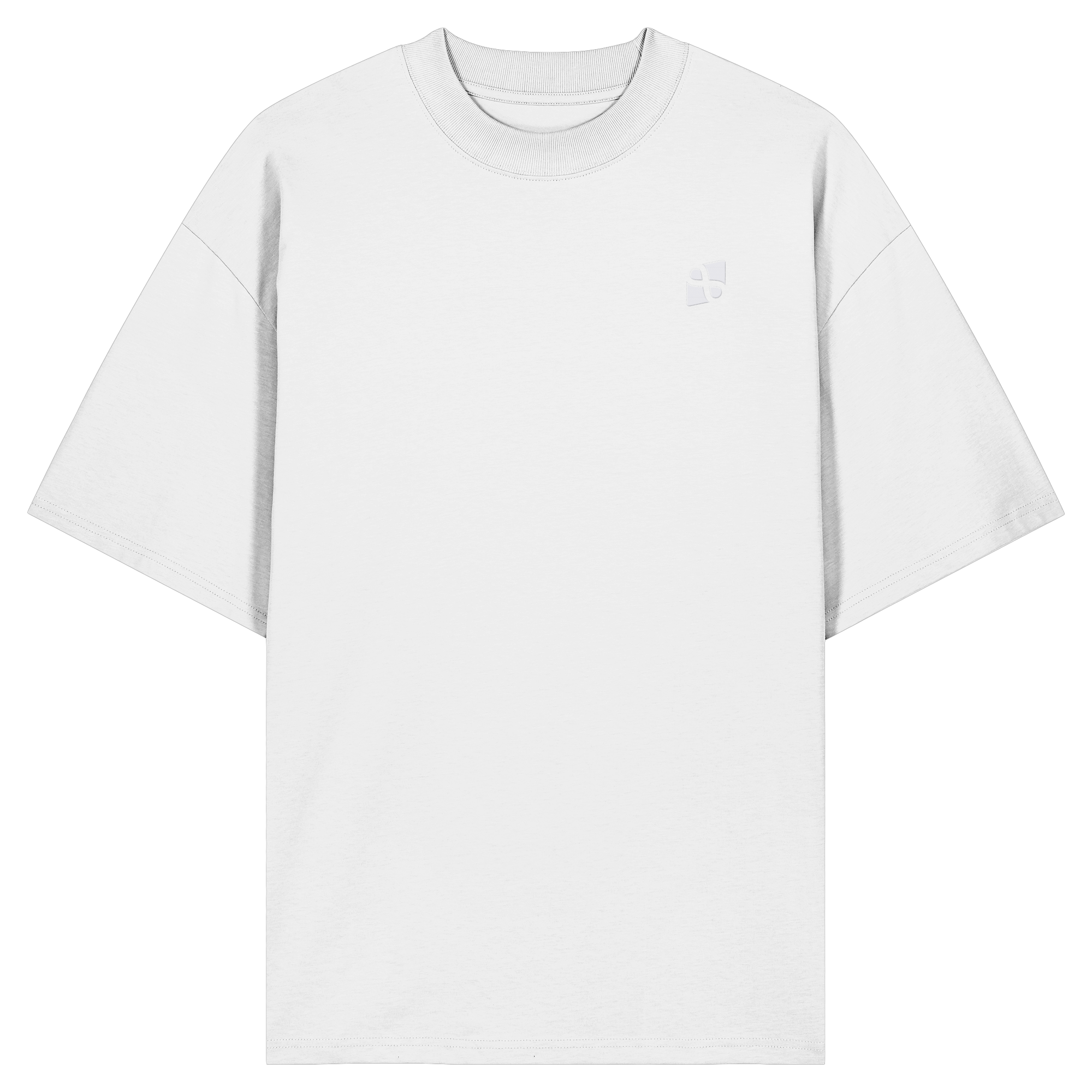 Tannenhäher mit Zirbelnuss + Emblem Stick - Organic Oversize Shirt