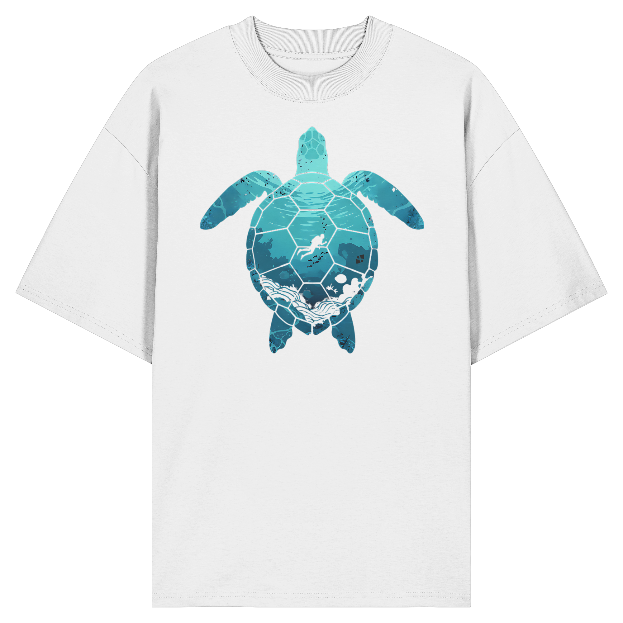 Deep Sea Turtle Oversize Shirt