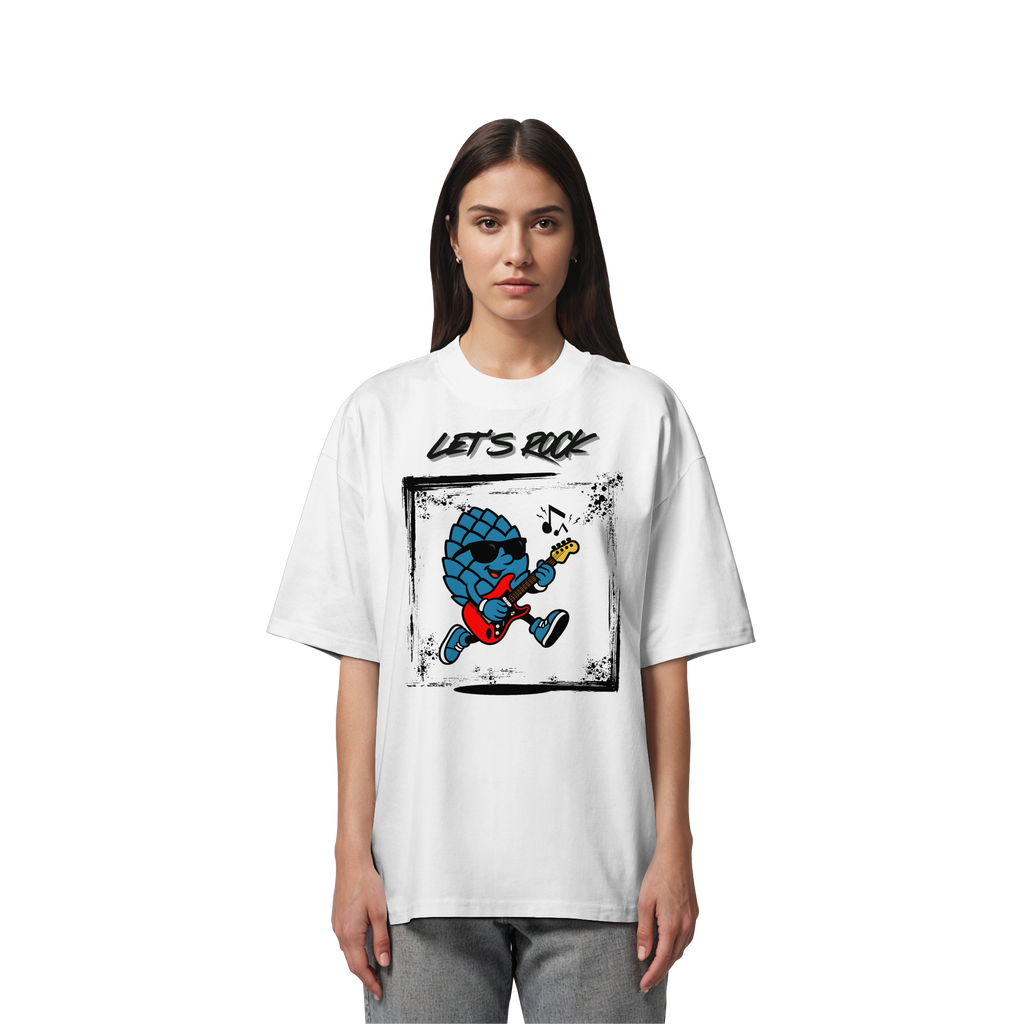 Lets Rock Zirbi - Organic Oversize Shirt