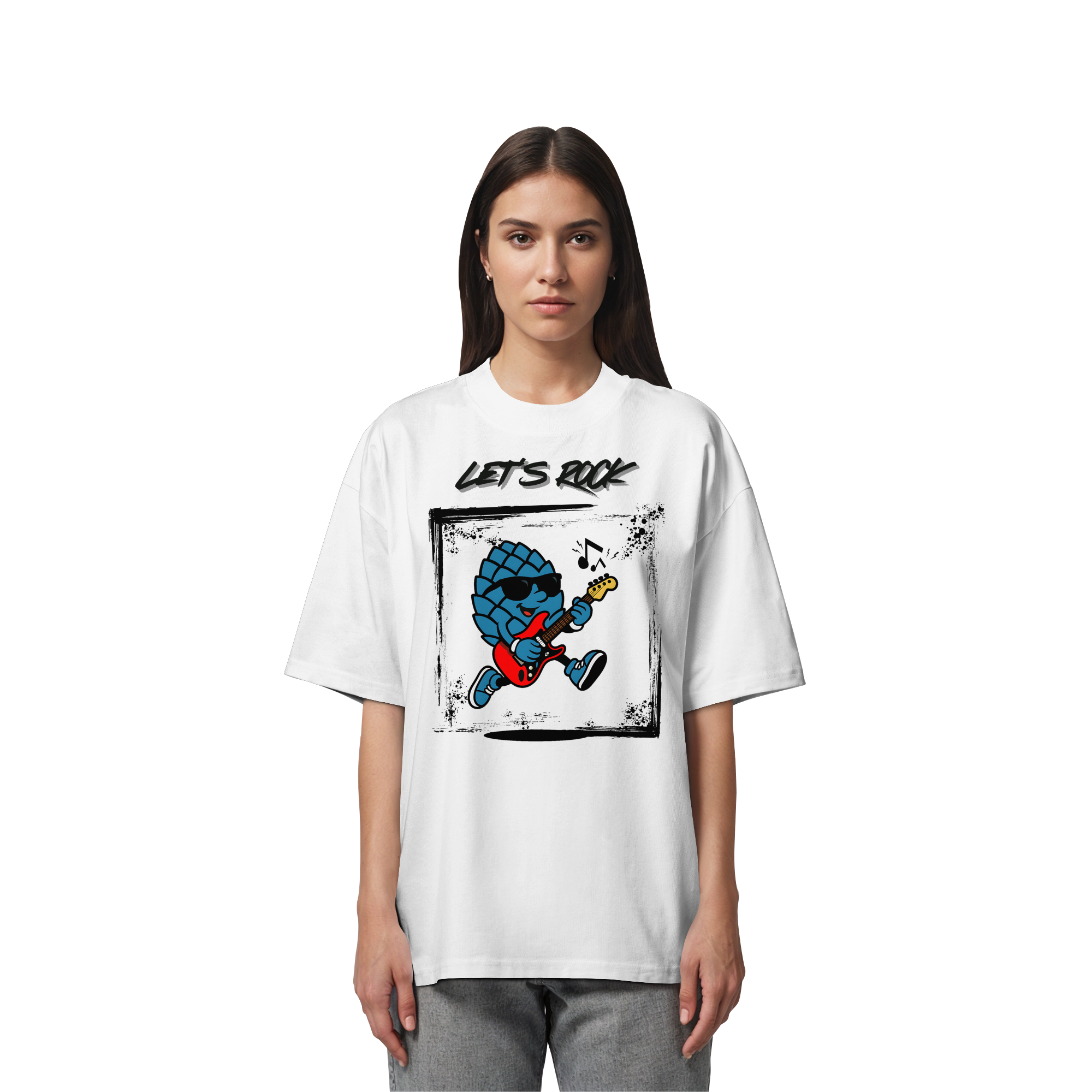 Lets Rock Zirbi - Organic Oversize Shirt