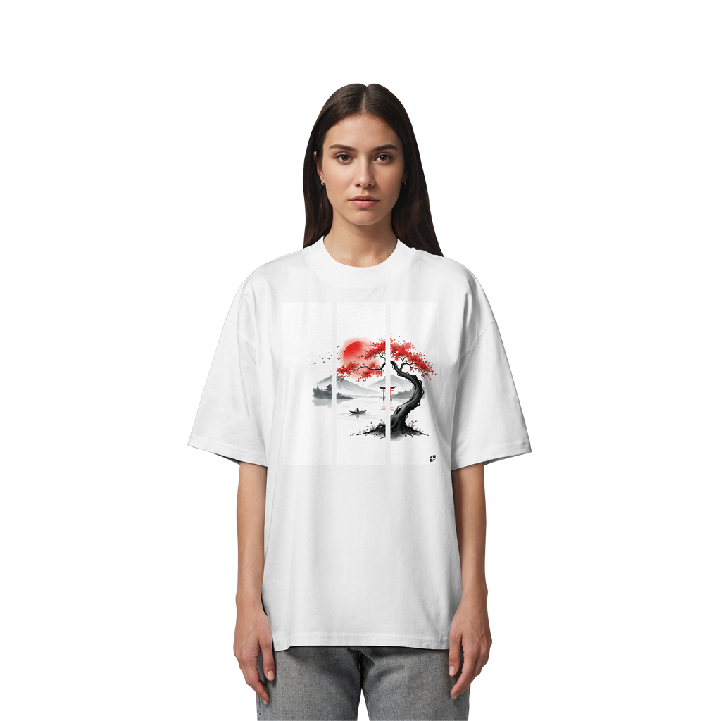 Kirschblüten Vibes - Organic Oversize Shirt