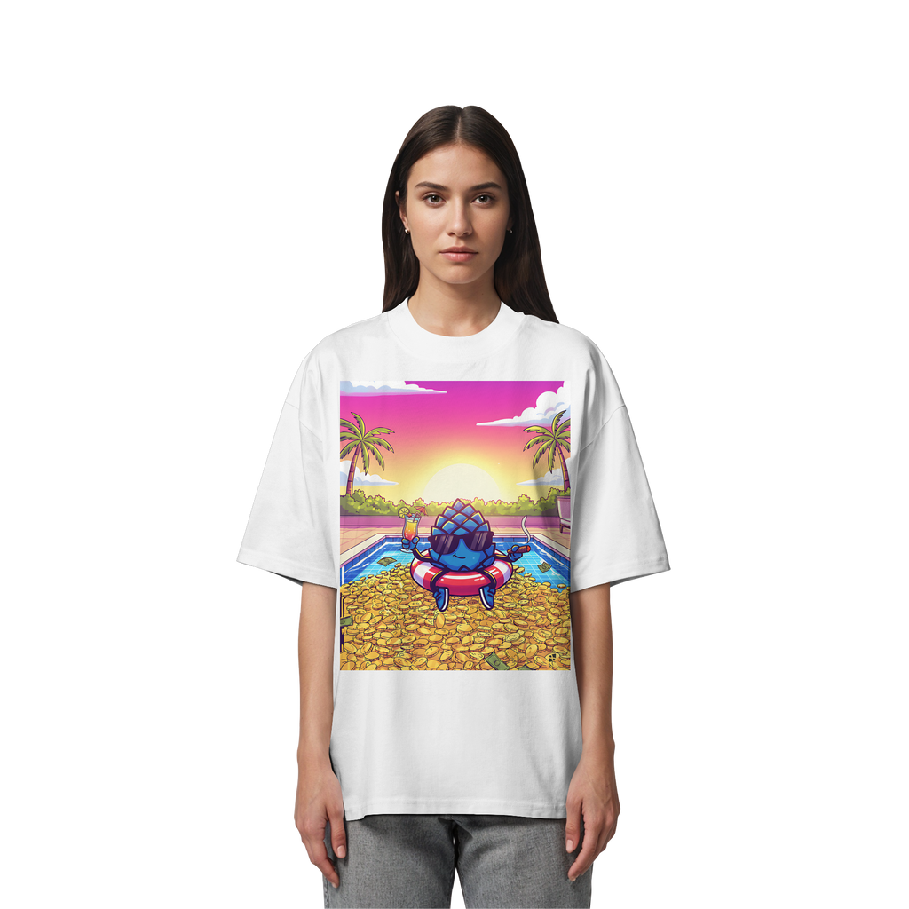 Zirbinator Money & Gold - Organic Oversize Shirt