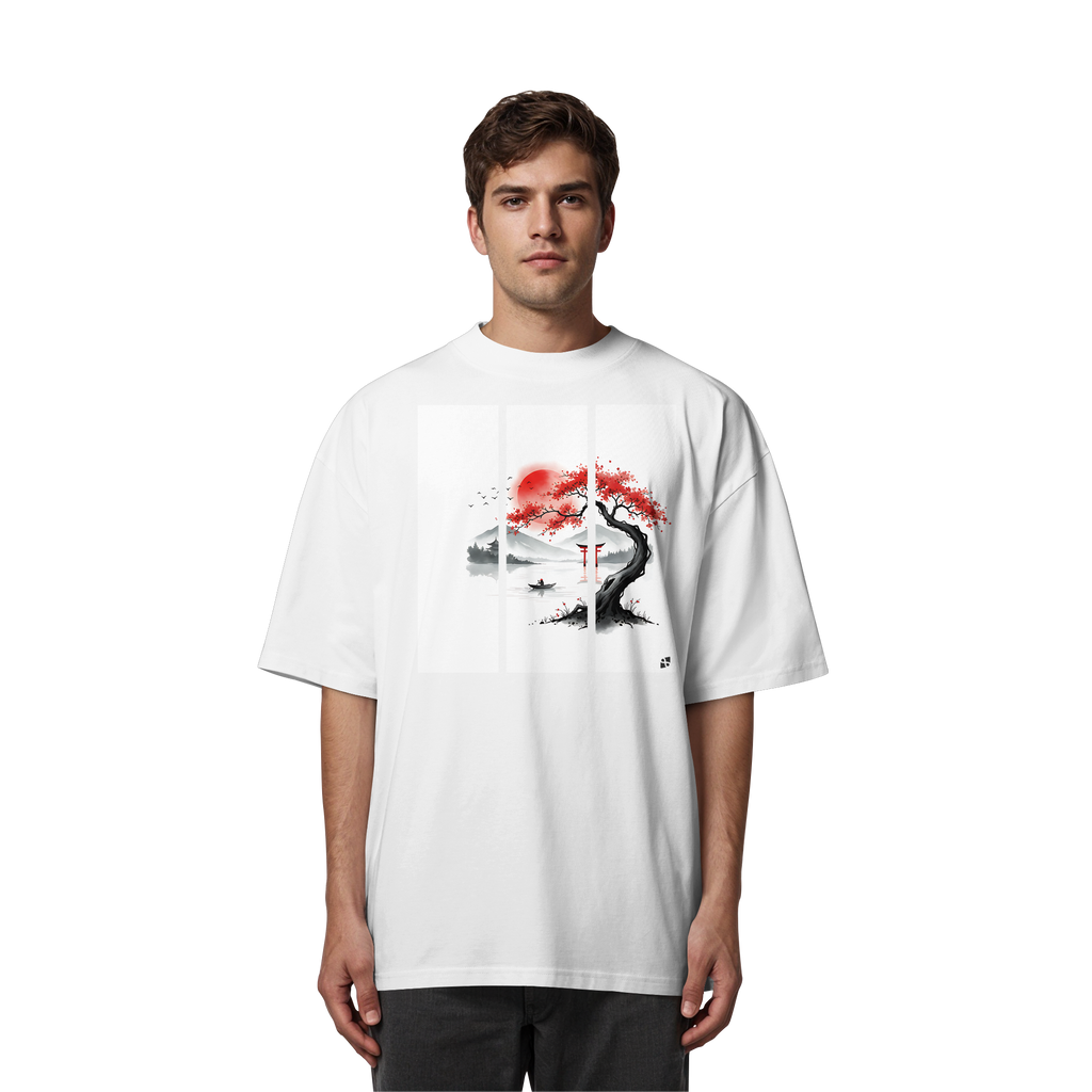 Kirschblüten Vibes - Organic Oversize Shirt