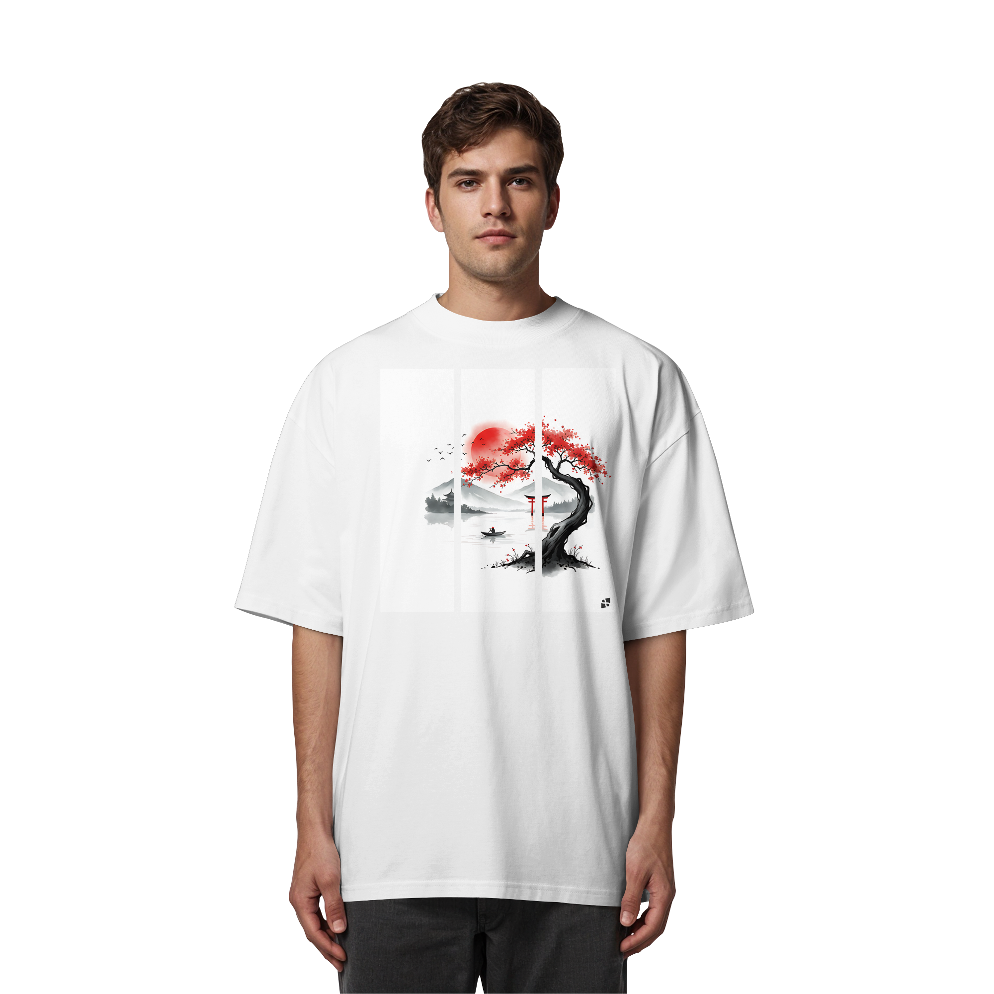 Kirschblüten Vibes - Organic Oversize Shirt