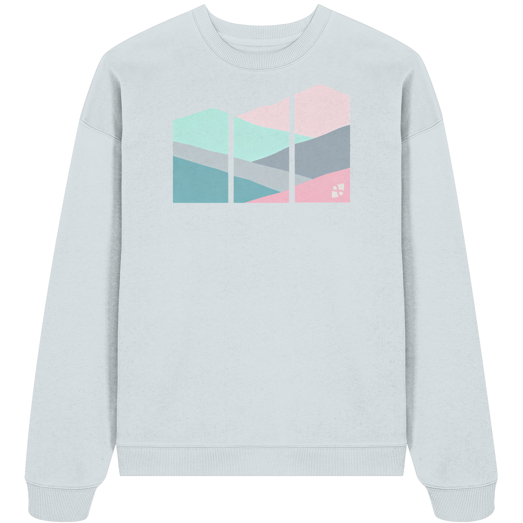 Pastell Mountain - Organic Oversize Sweatshirt