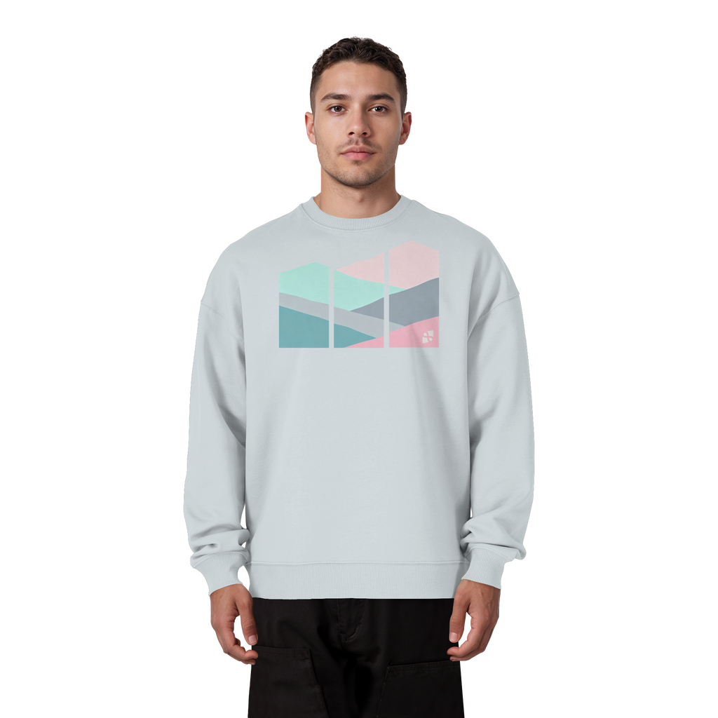 Pastell Mountain - Organic Oversize Sweatshirt