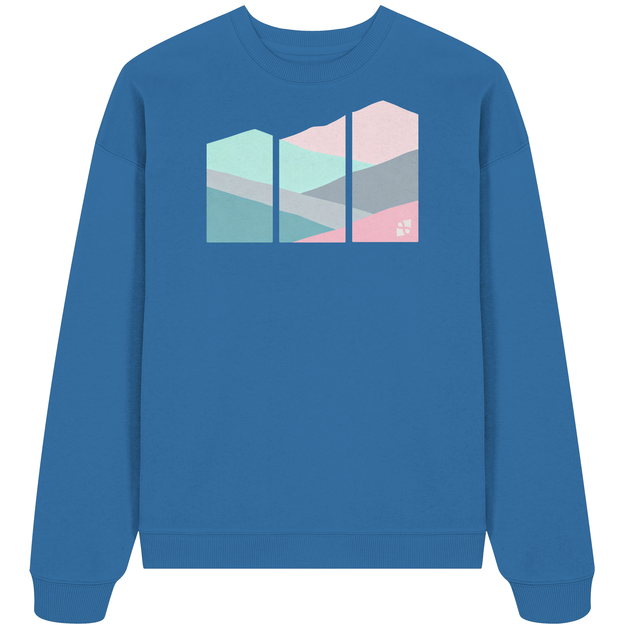 Pastell Mountain - Organic Oversize Sweatshirt