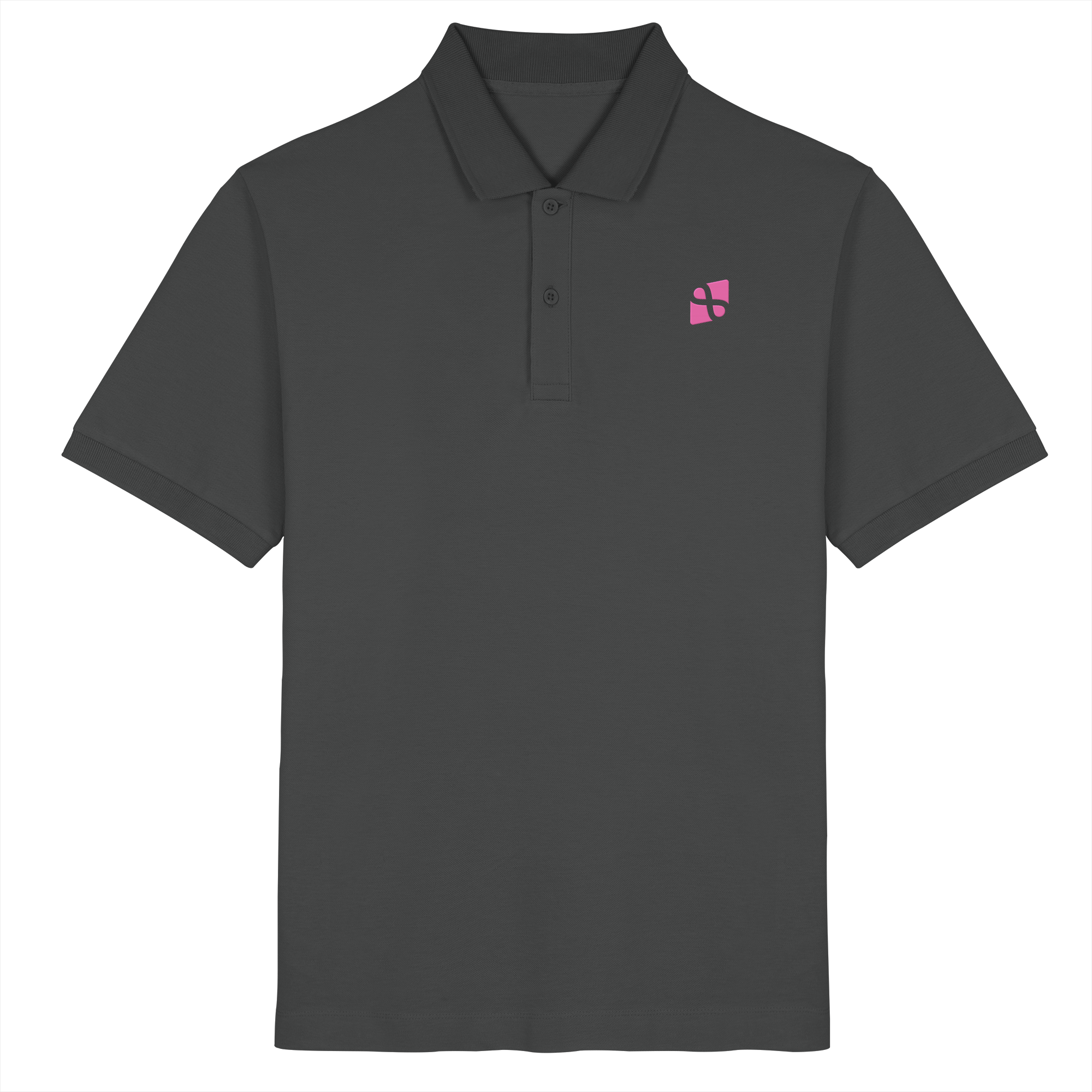 LEAUX Icon magenta Organic Poloshirt