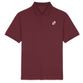 LEAUX Icon white Organic Poloshirt