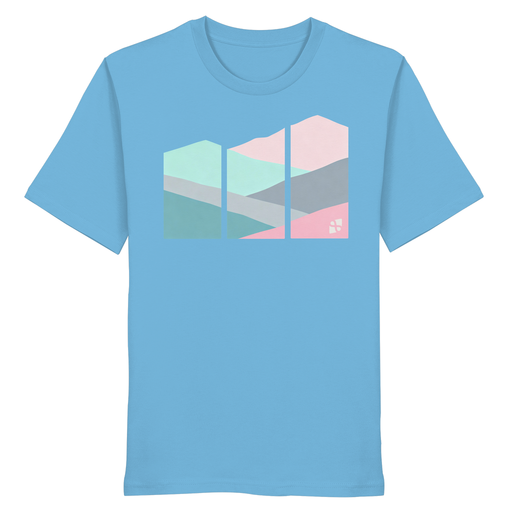 Pastell Mountain - Organic Shirt