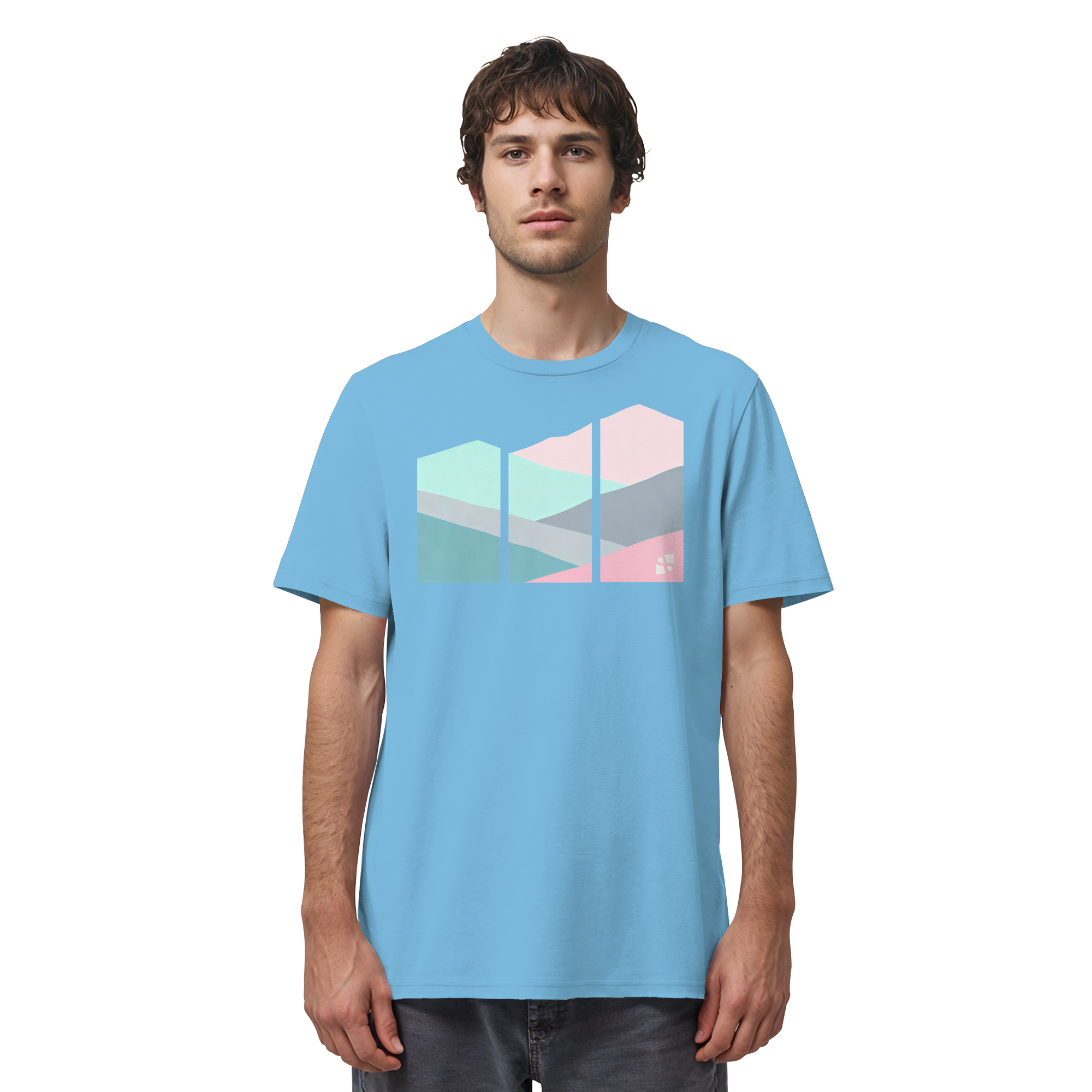 Pastell Mountain - Organic Shirt