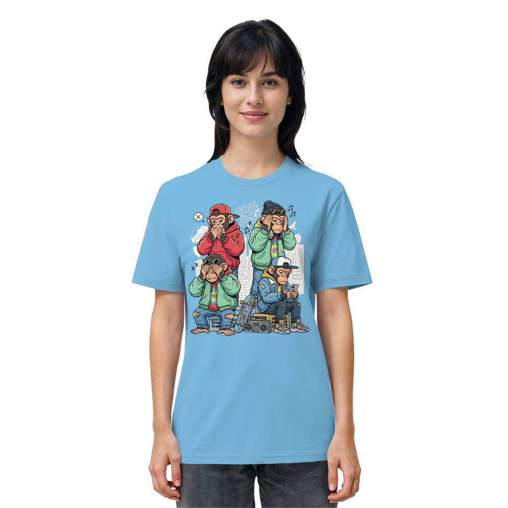 Die vier Stadtaffen - Organic Shirt