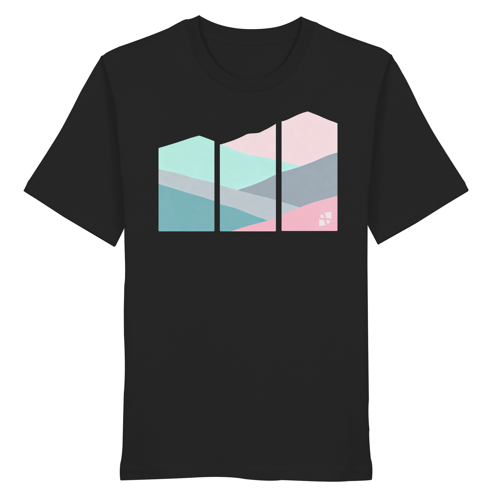 Pastell Mountain - Organic Shirt