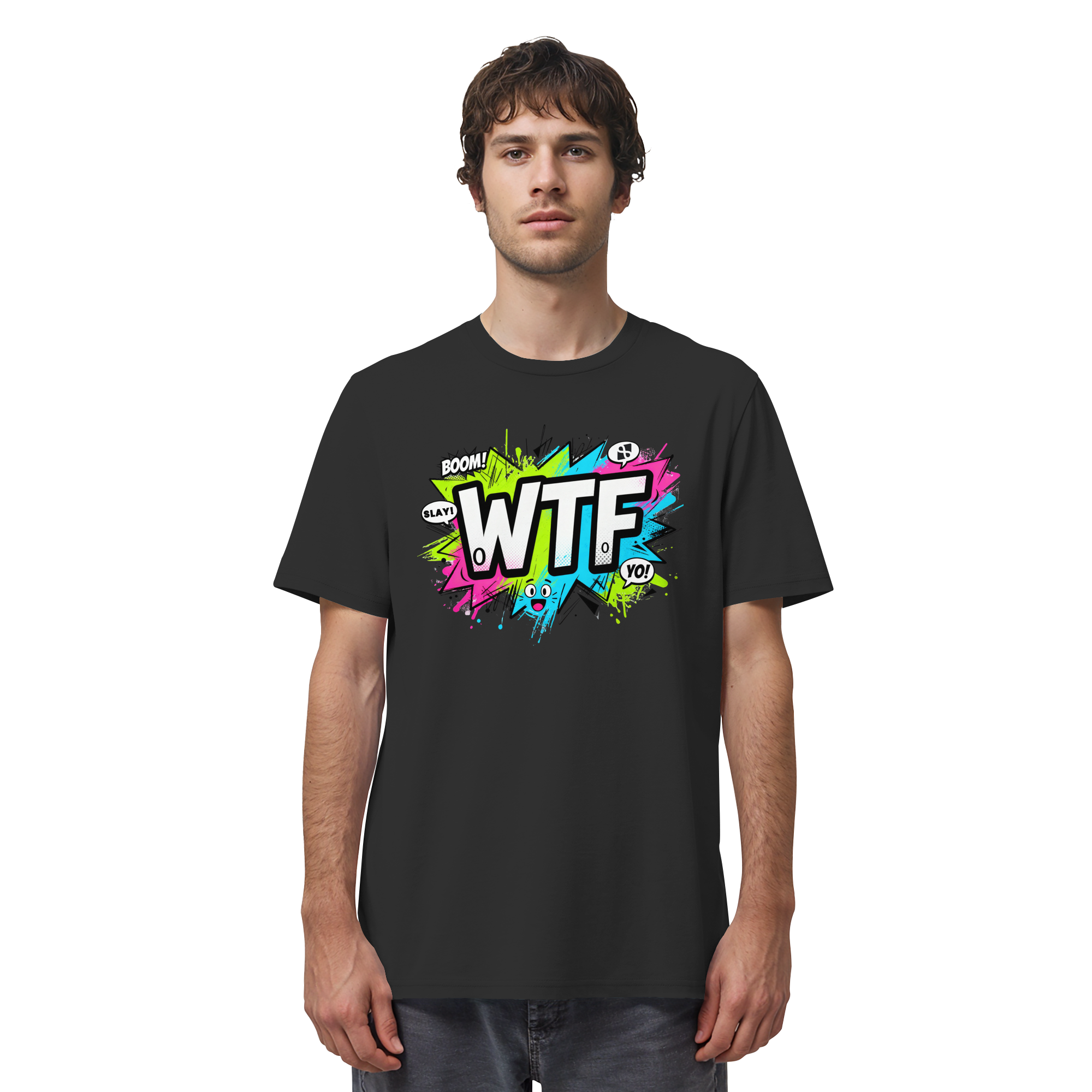 WTF SweaTShirt Set Black Unisex