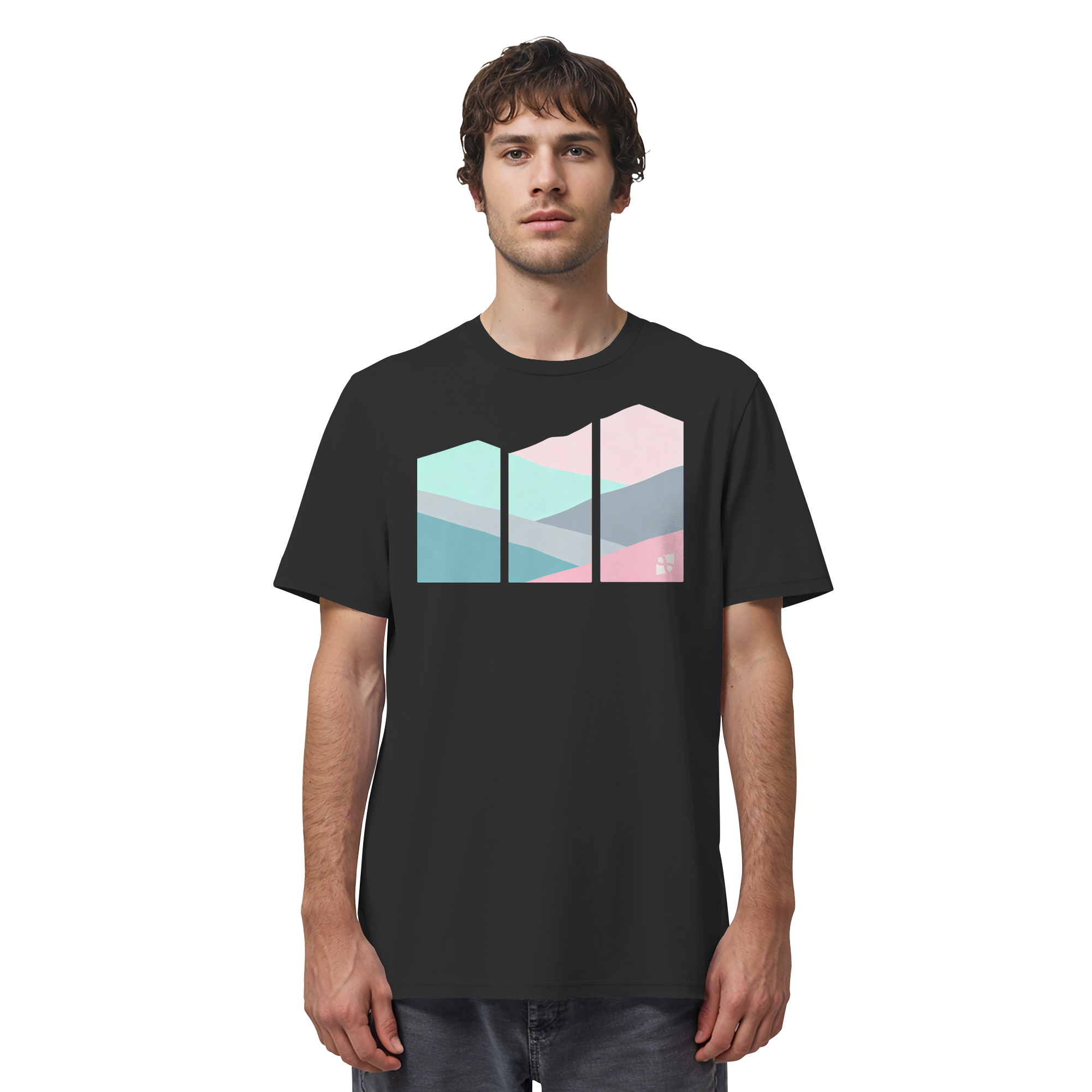 Pastell Mountain - Organic Shirt