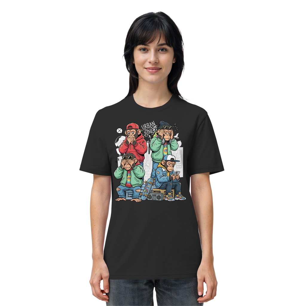 Die vier Stadtaffen - Organic Shirt