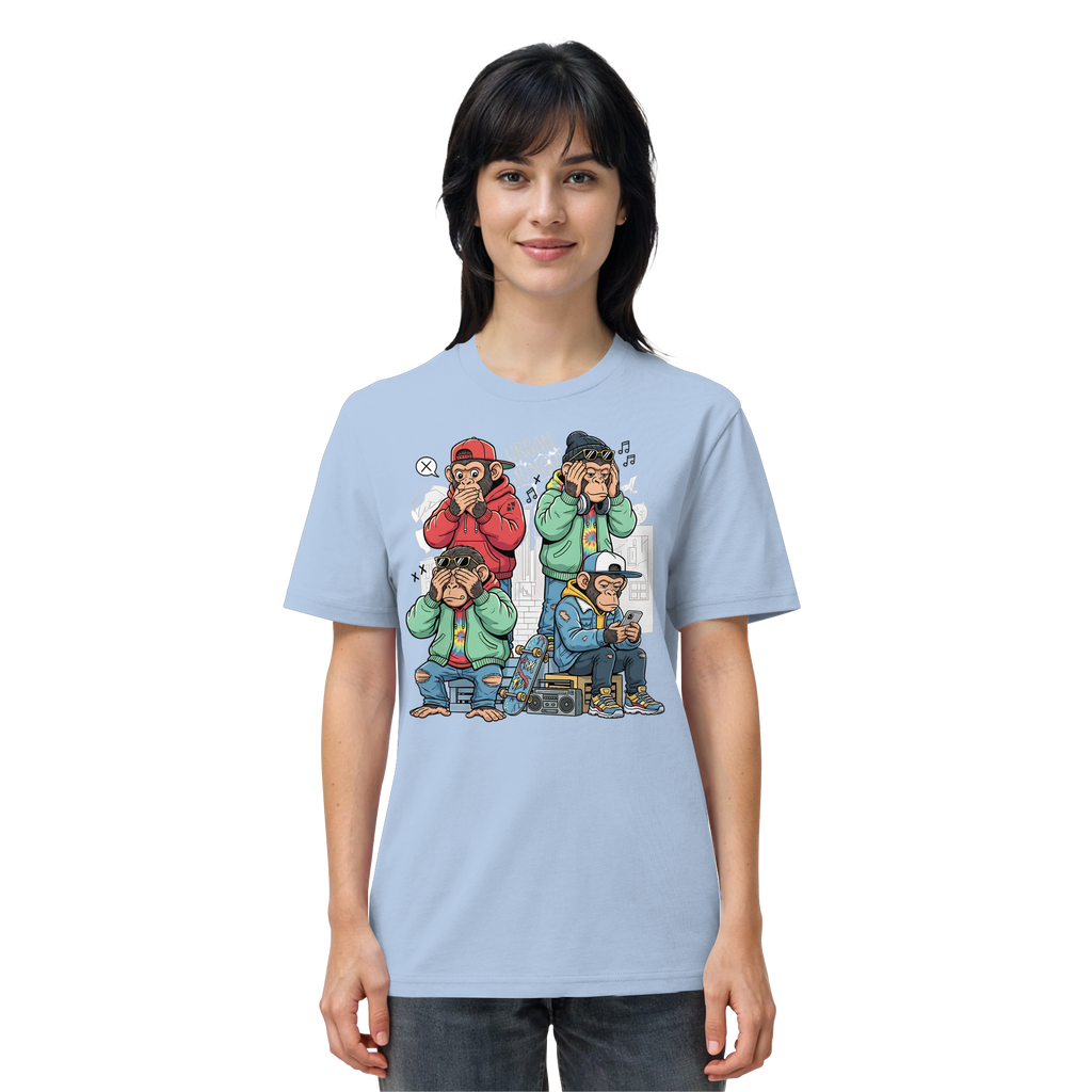 Die vier Stadtaffen - Organic Shirt
