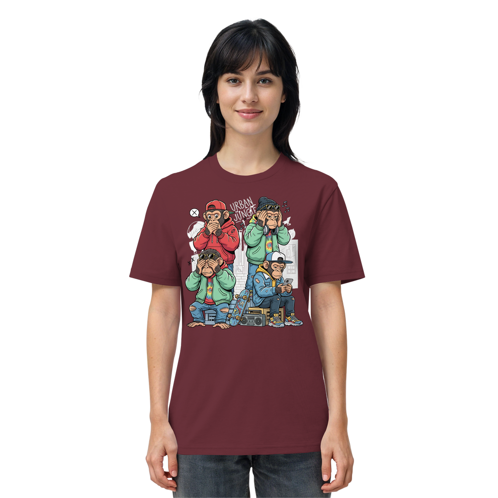 Die vier Stadtaffen - Organic Shirt