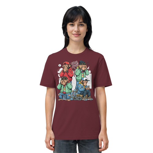 Die vier Stadtaffen - Organic Shirt