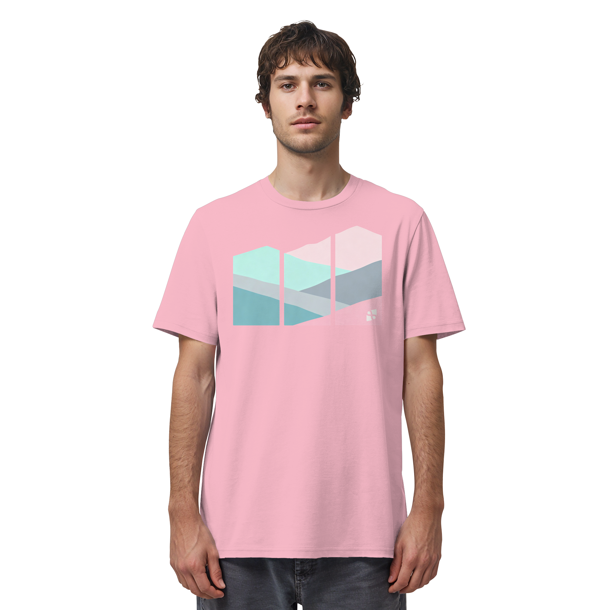 Pastell Mountain - Organic Shirt