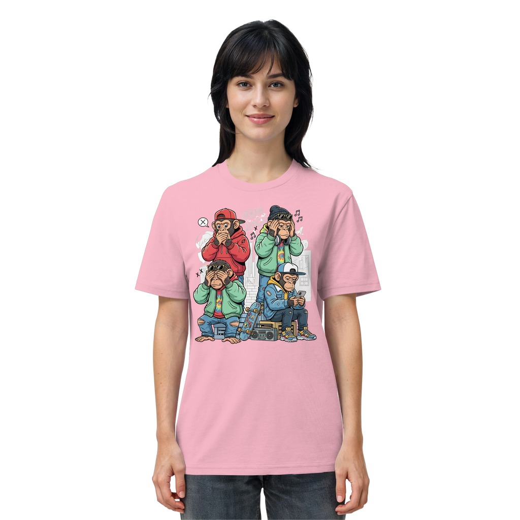 Die vier Stadtaffen - Organic Shirt